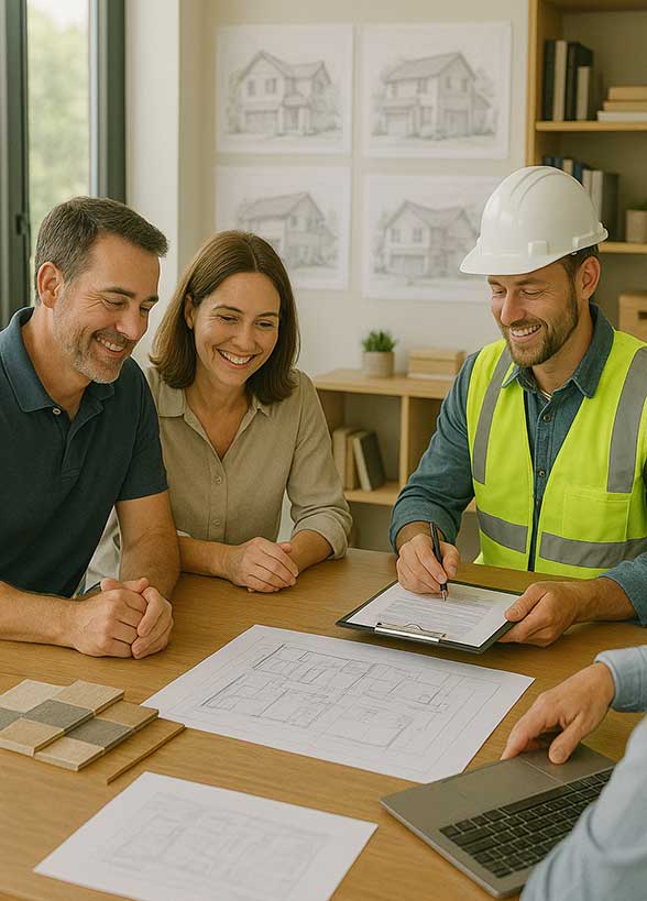 Pre-Construction 2 preparing to build a home