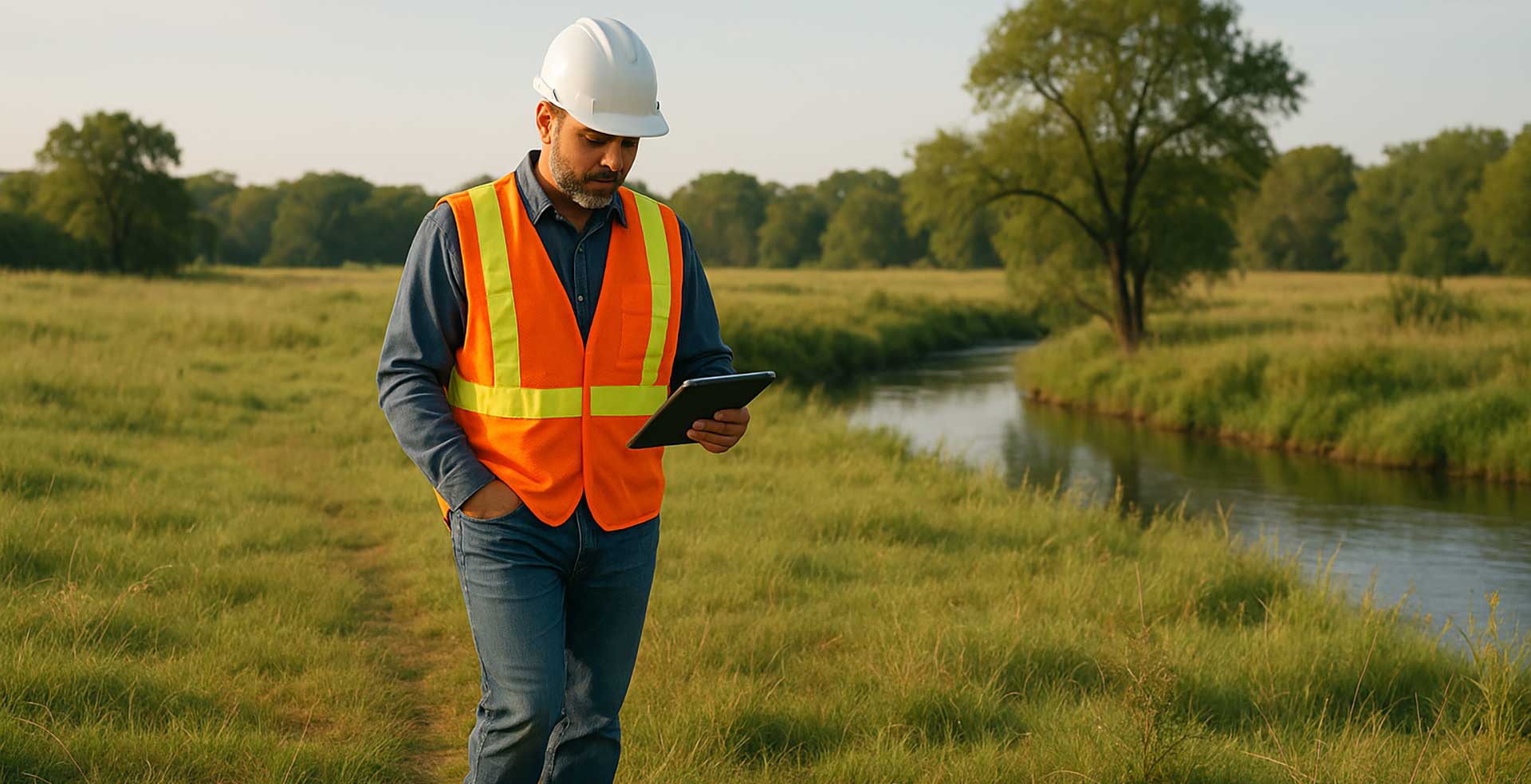 Pre-Construction 3 GC Walking a home building site pre-construction