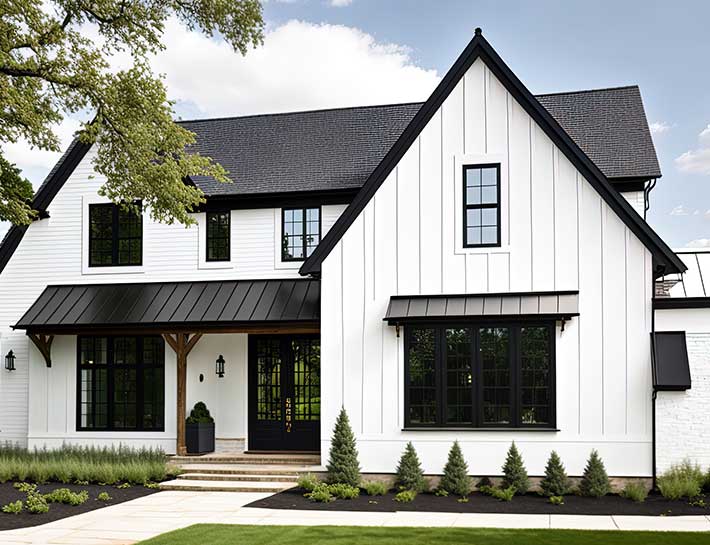 Finished SIPs built home