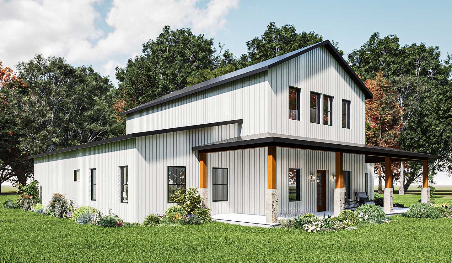 Back Porch of Heartland Barndo